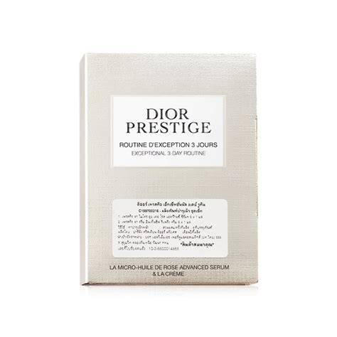 dior prestige routine d'exception 3 jours|Dior Prestige .